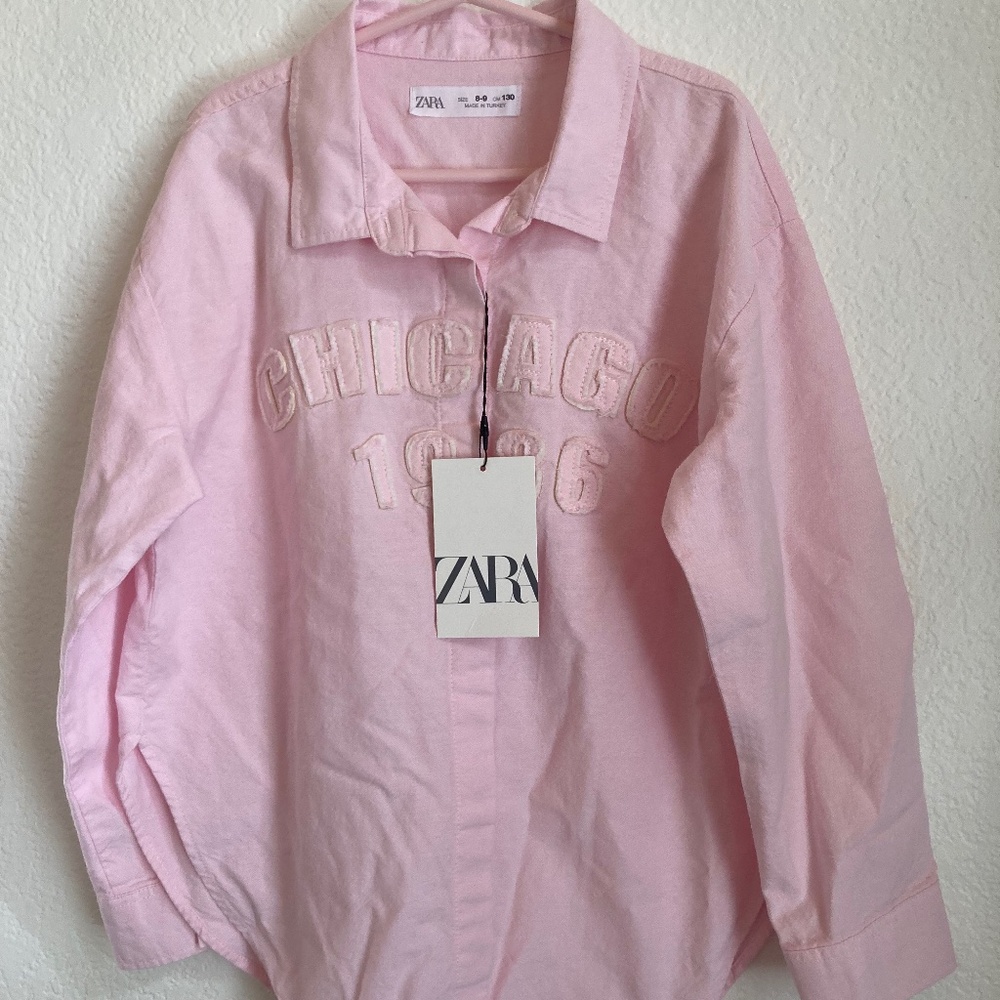 Kids cotton shirt size 8- 9